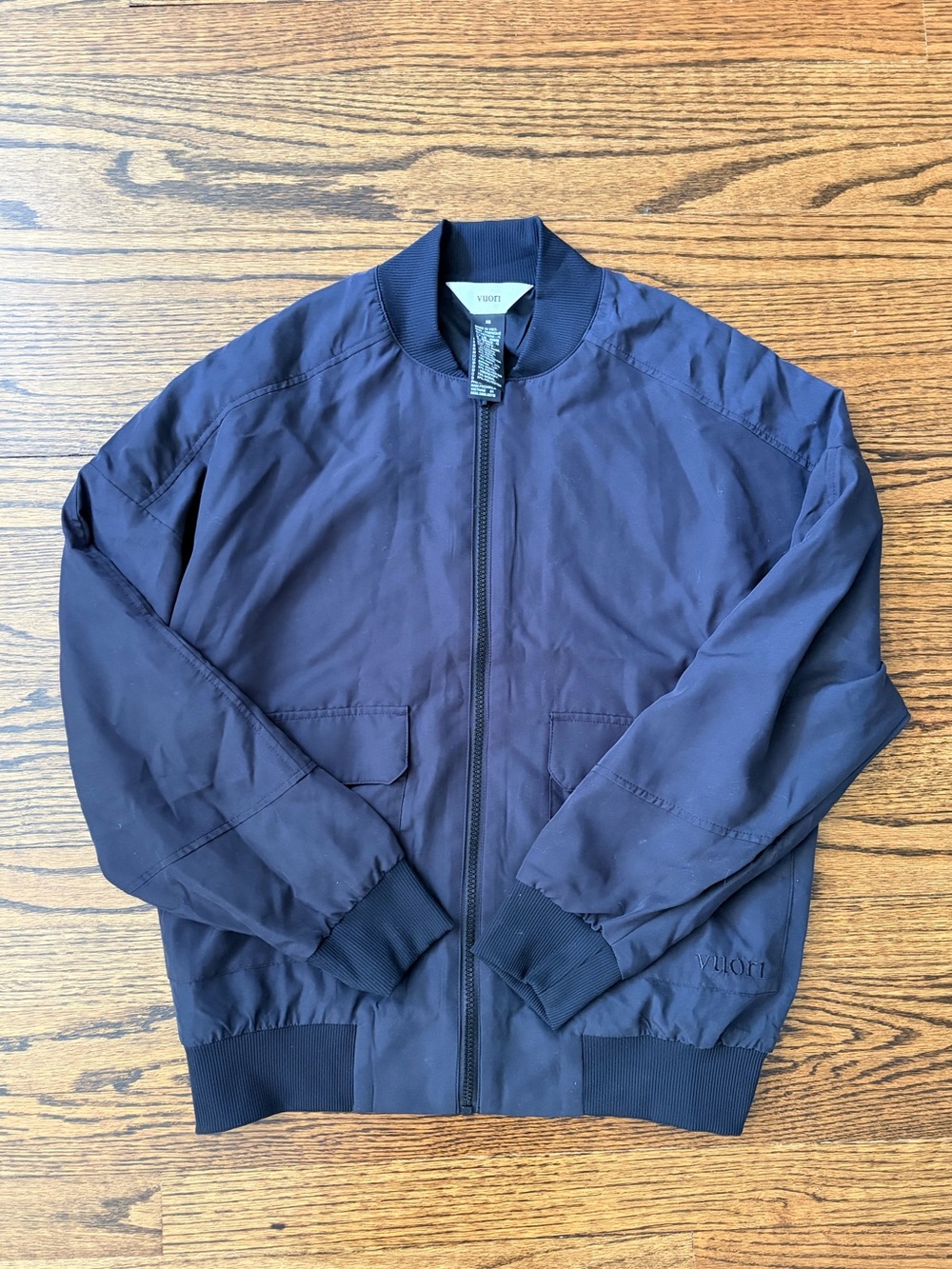 Black Bomber Jacket - Women’s Black Lightweight Zip-Up. Has only been worn once.